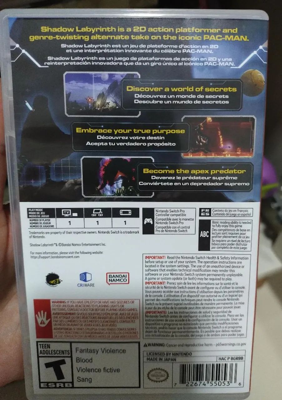 Jogo Shadow Labyrinth Switch  - Foto 2