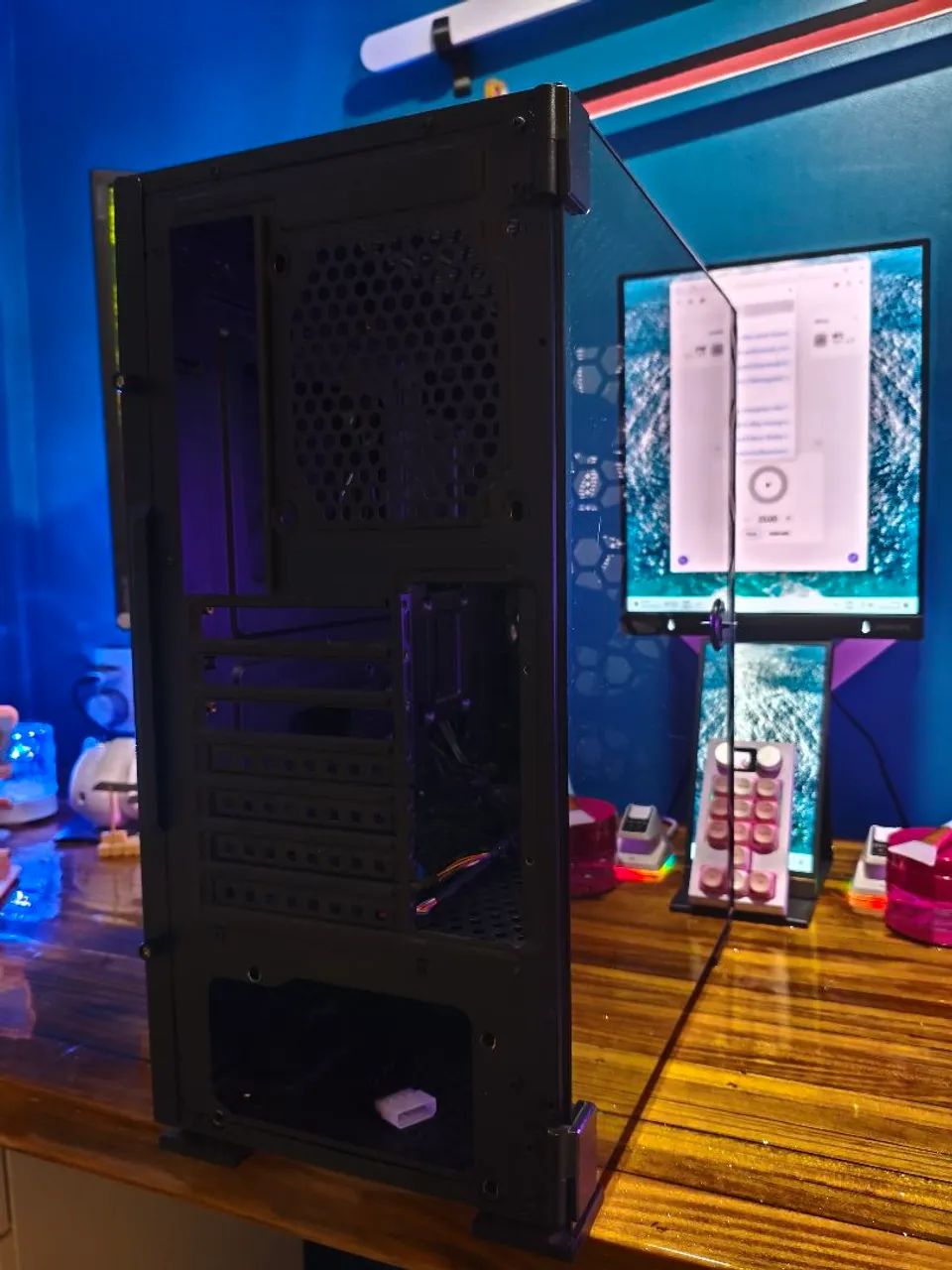 Gabinete Gamer Husky Preto  - Foto 4