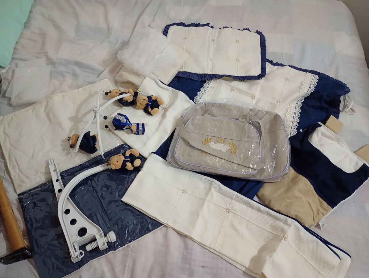 Kit berço bordado COMPLETO 