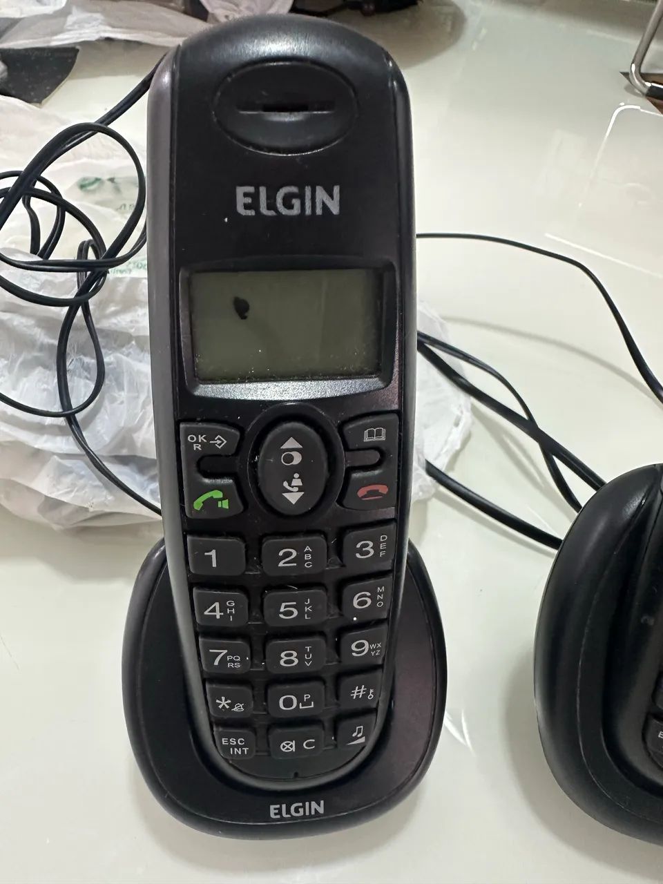 Kit 2 telefone Elgin - base e extensão  - Foto 5