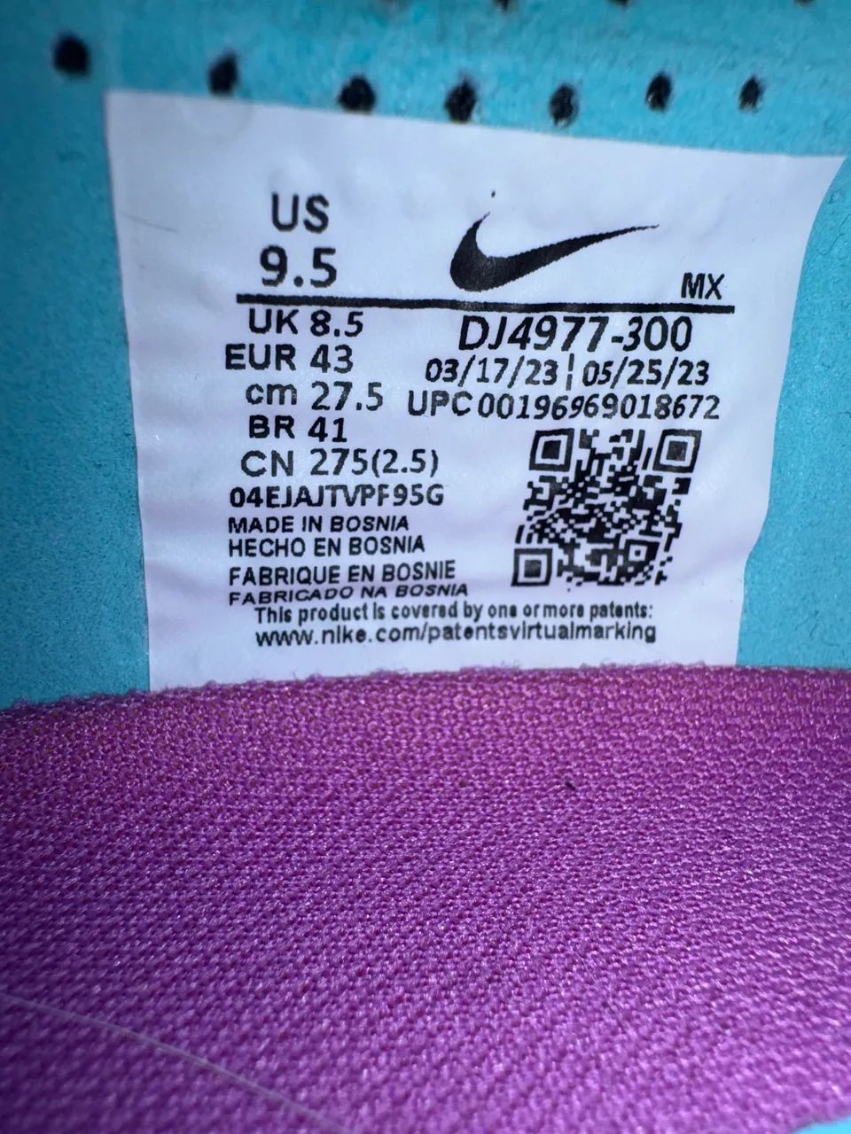 Chuteira Nike Zoom Mercurial Superfly 9 Academy Original - Foto 6