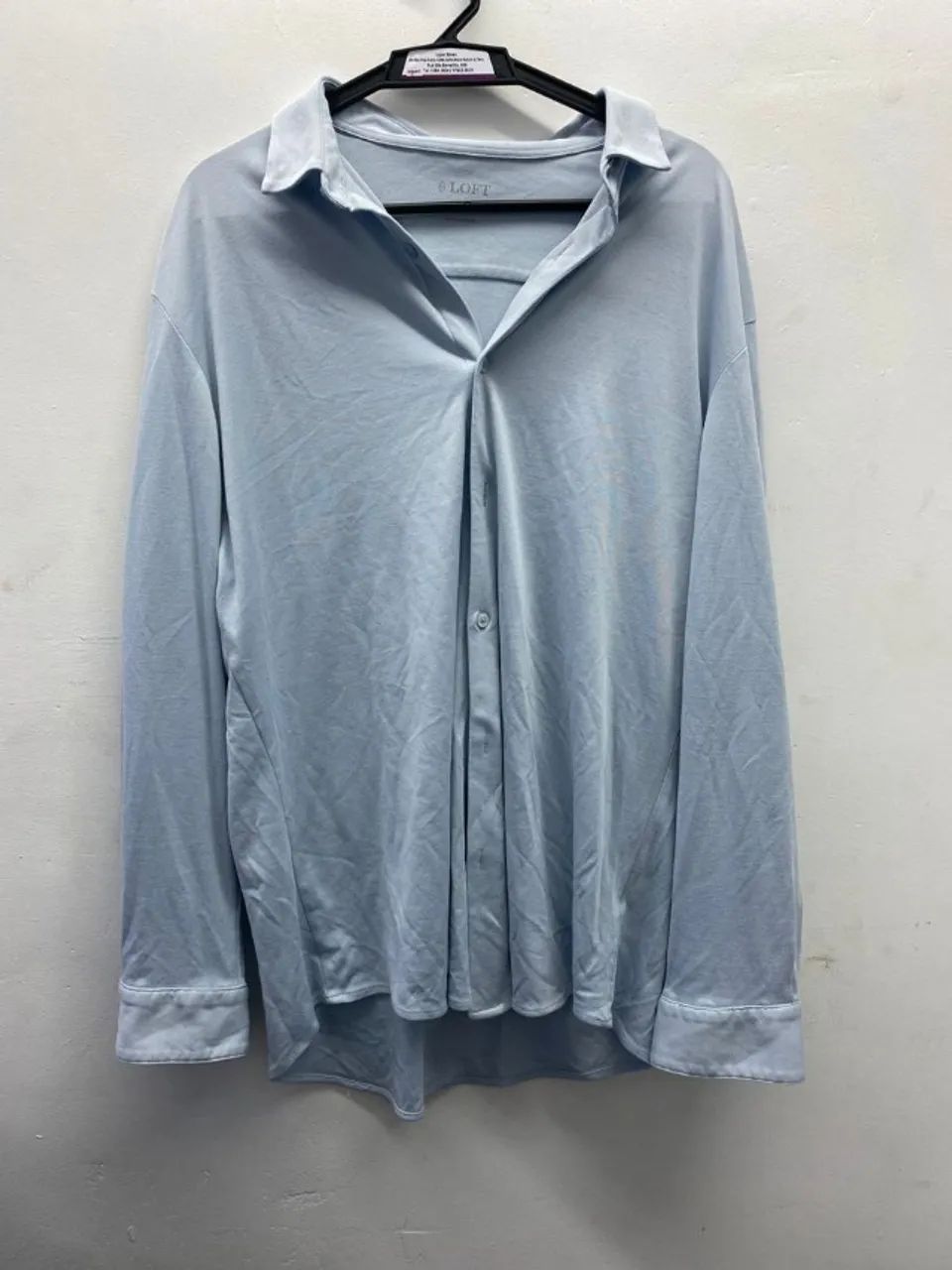 CAMISA SOCIAL AZUL CLARO LOFT