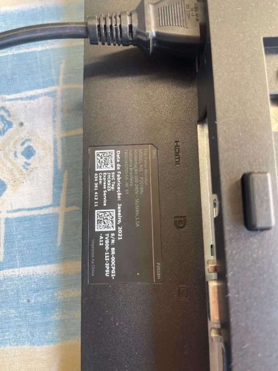 MONITOR DELL P2018H - 19,5" Polegadas - Foto 4