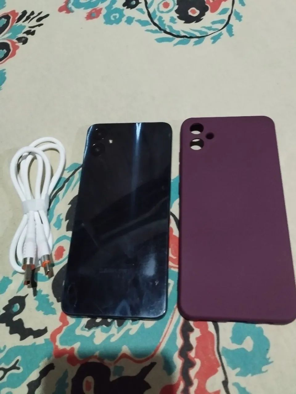 A05 128GB 4RAM tudo ok com capinha película e cabo  - Foto 4