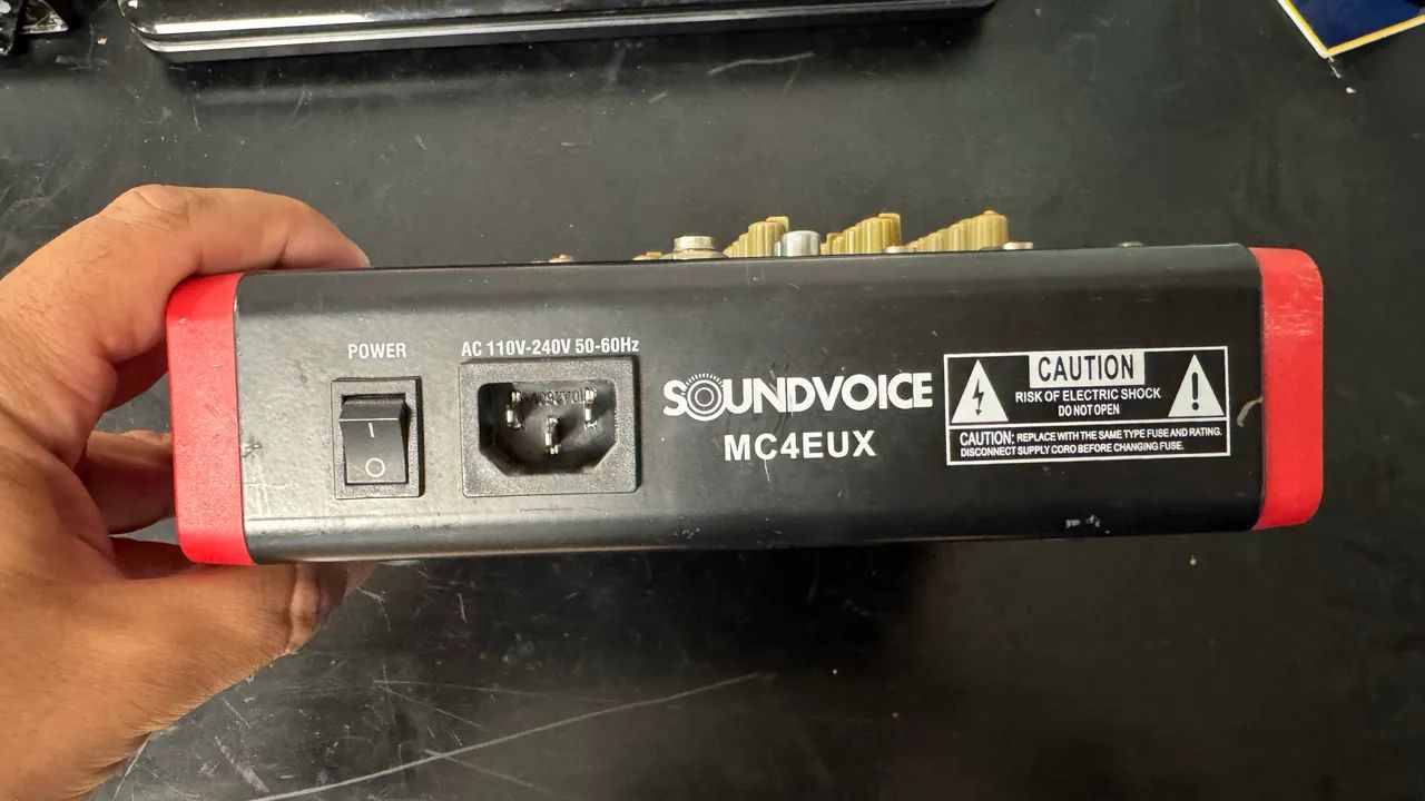 Mesa De Som Soundvoice Mc4eux Com Bag E Cabo De Energia - Foto 3