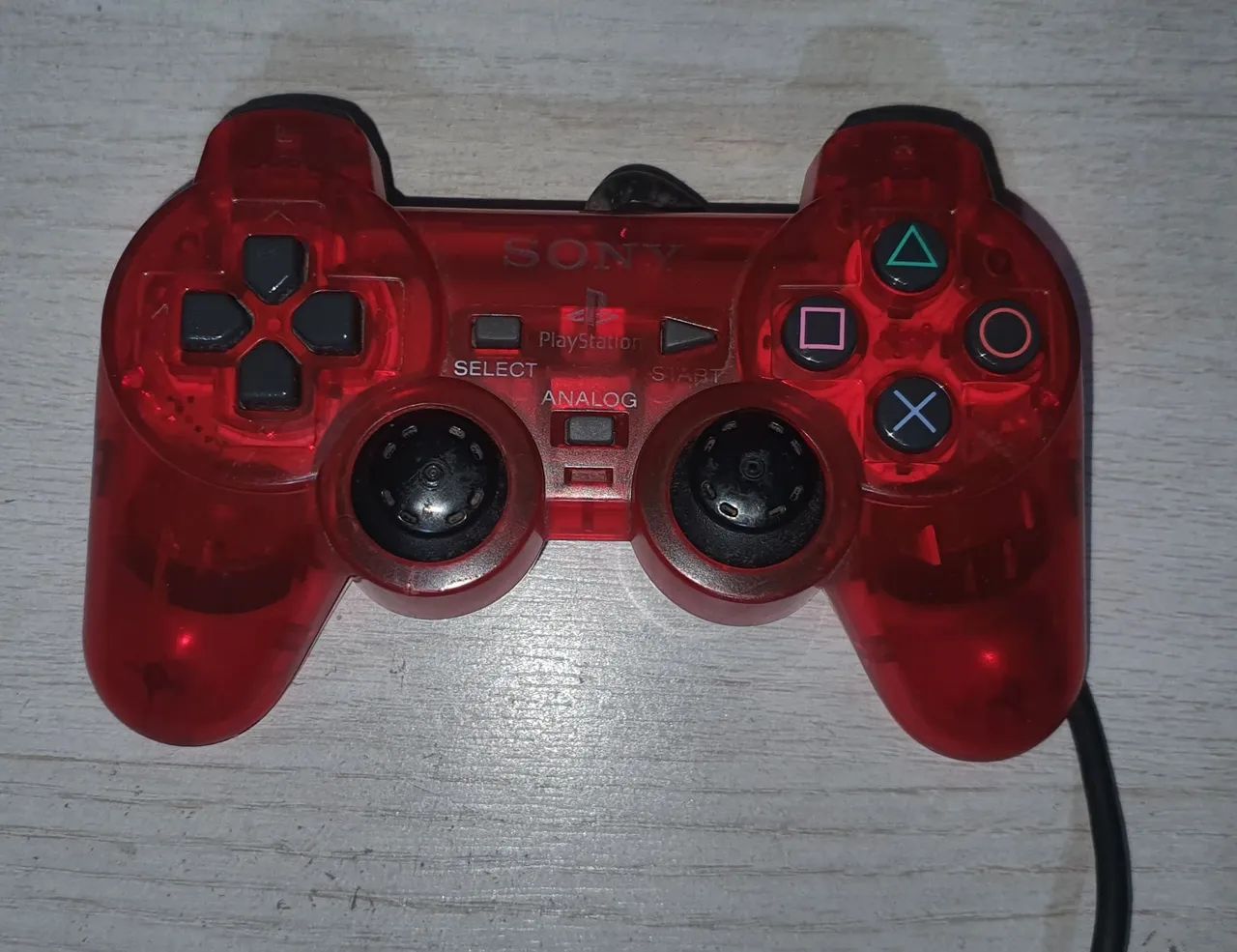 Controle de ps2 vermelho  - Foto 2