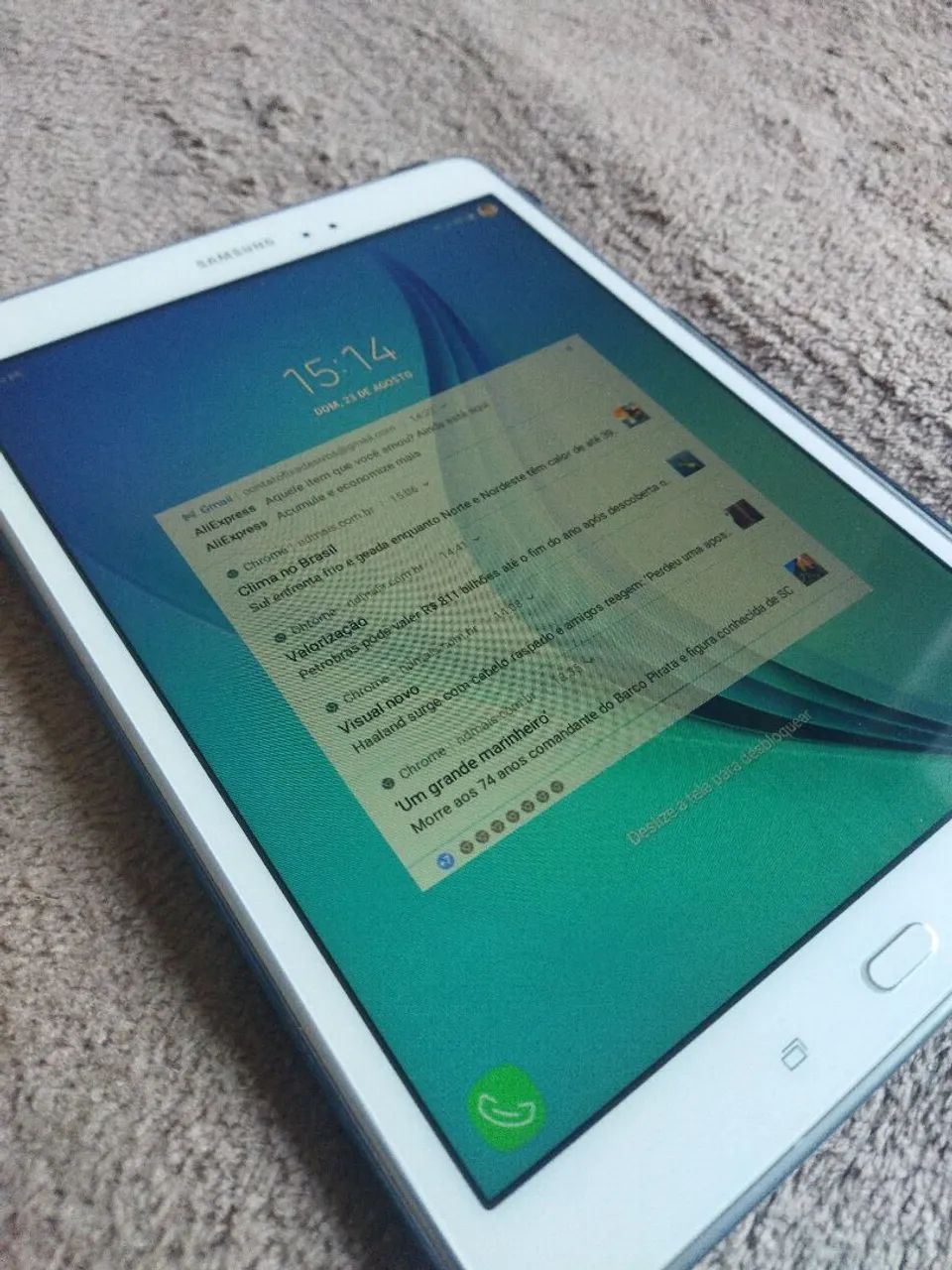 Tablet Tab A P55 com S-pen 