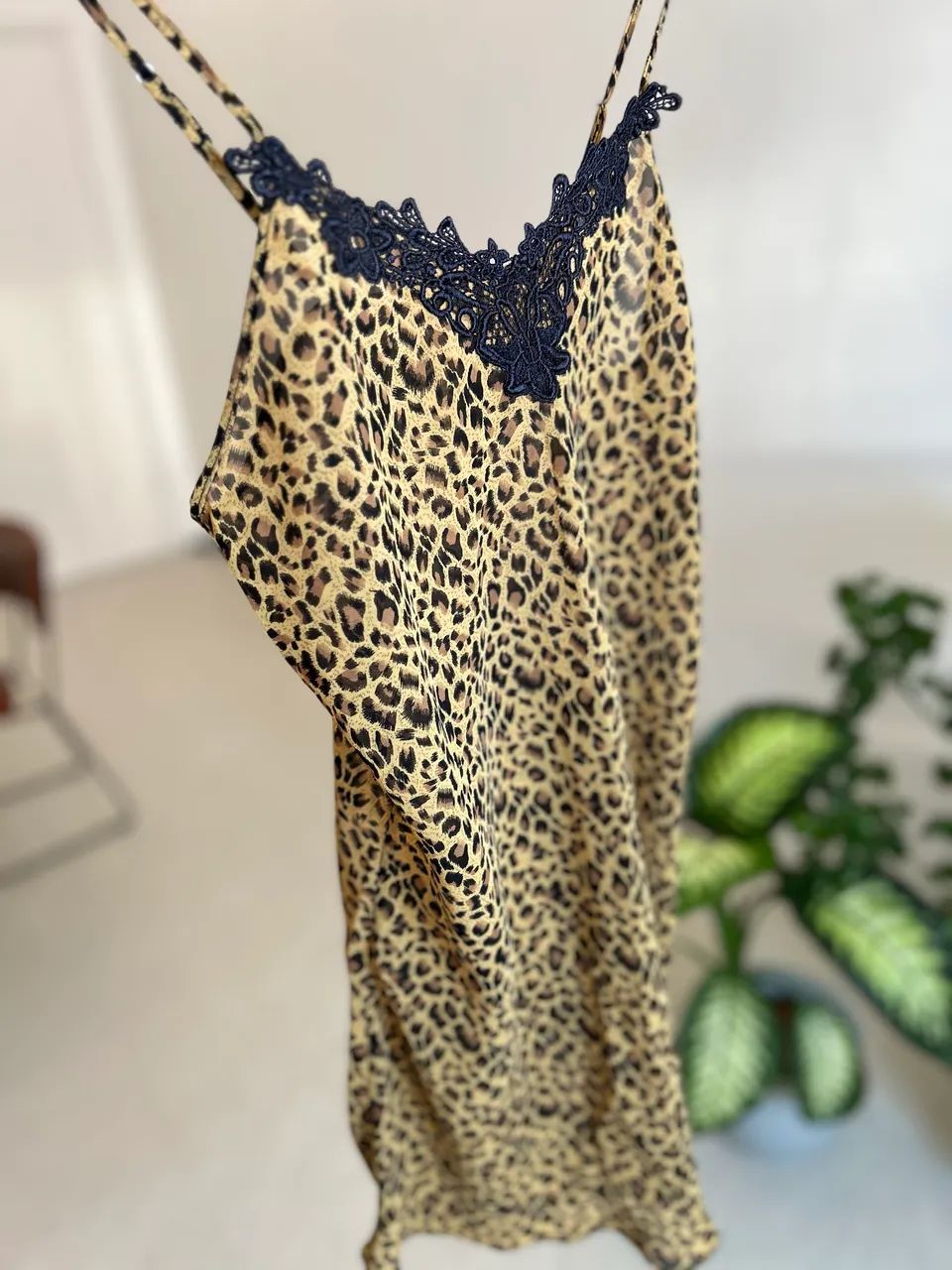 Camisola de Onçinha M Renda Preto