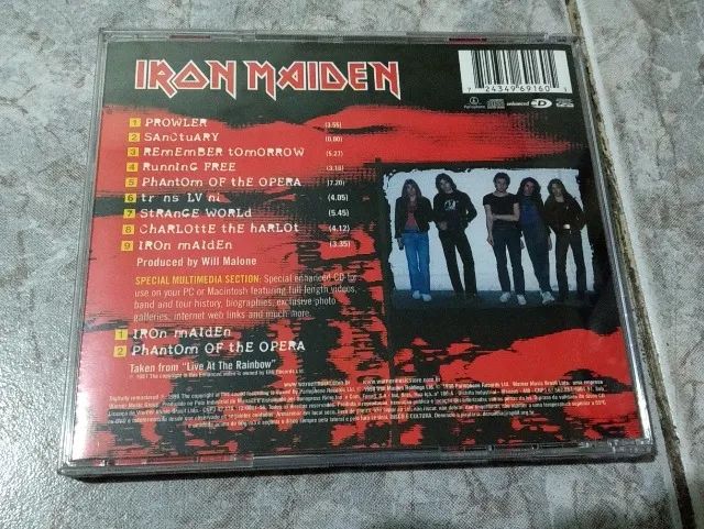 CD IRON MAIDEN - IRON MAIDEN - ORIGINAL - Foto 3