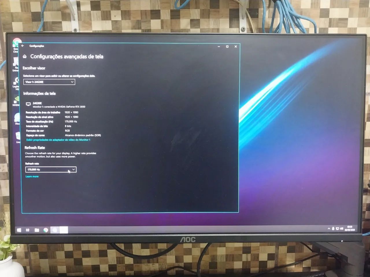 Monitor aoc 180hz