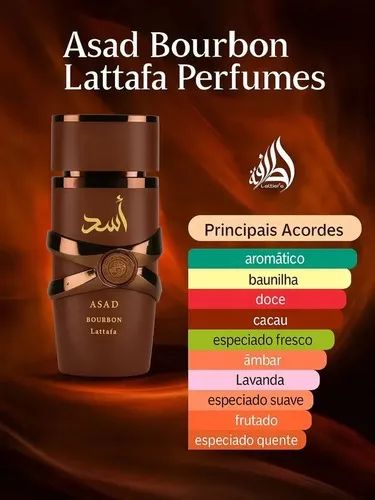 Asad Bourbon Lattafa 100ml - Original - Foto 4