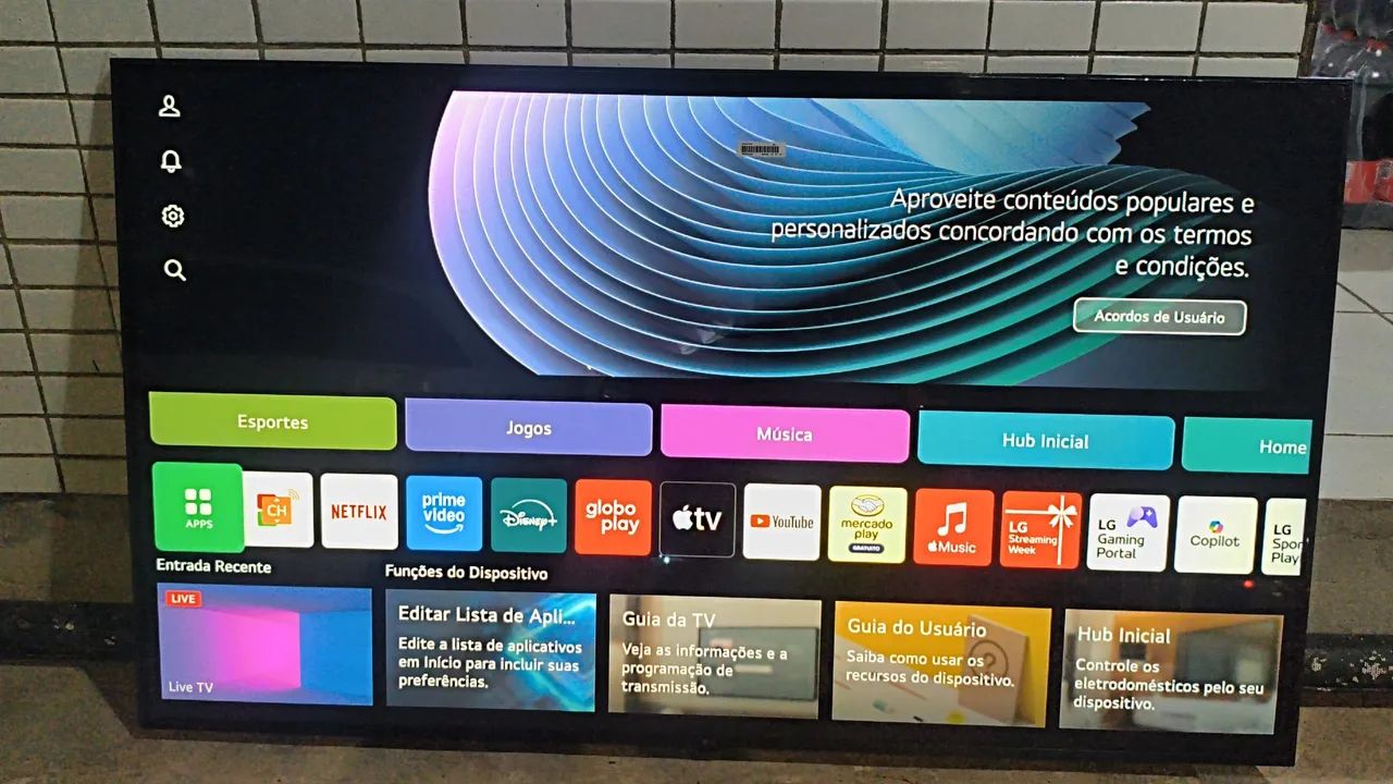 Tv Smart LG 50 Polegadas 4k Ultra HD Completa Top de Verdade  - Foto 5
