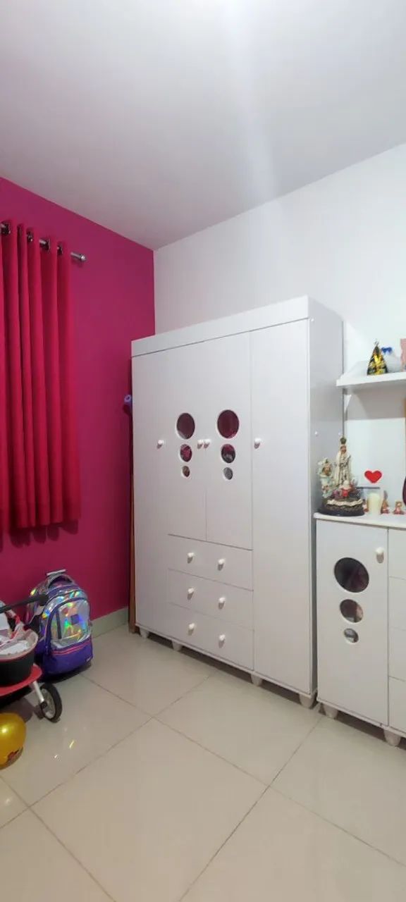 Guarda roupa+ cômoda+cama solteiro  - Foto 3