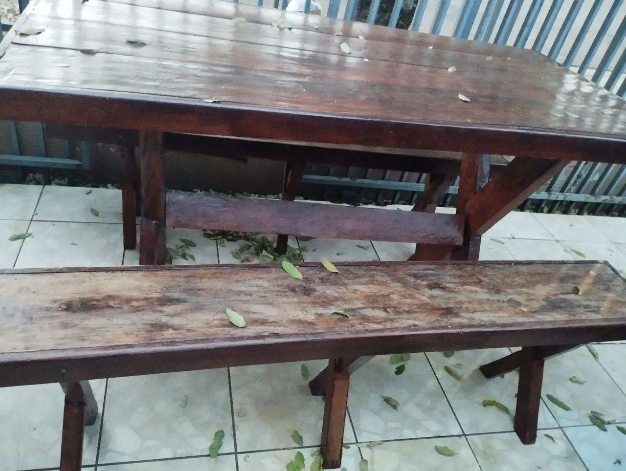 Mesa de madeira  - Foto 4