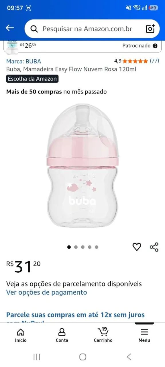 Vendo mamadeira BUBA anticolic - Foto 2