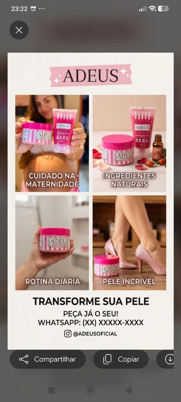 Adeus estrias creme rosa  - Foto 4