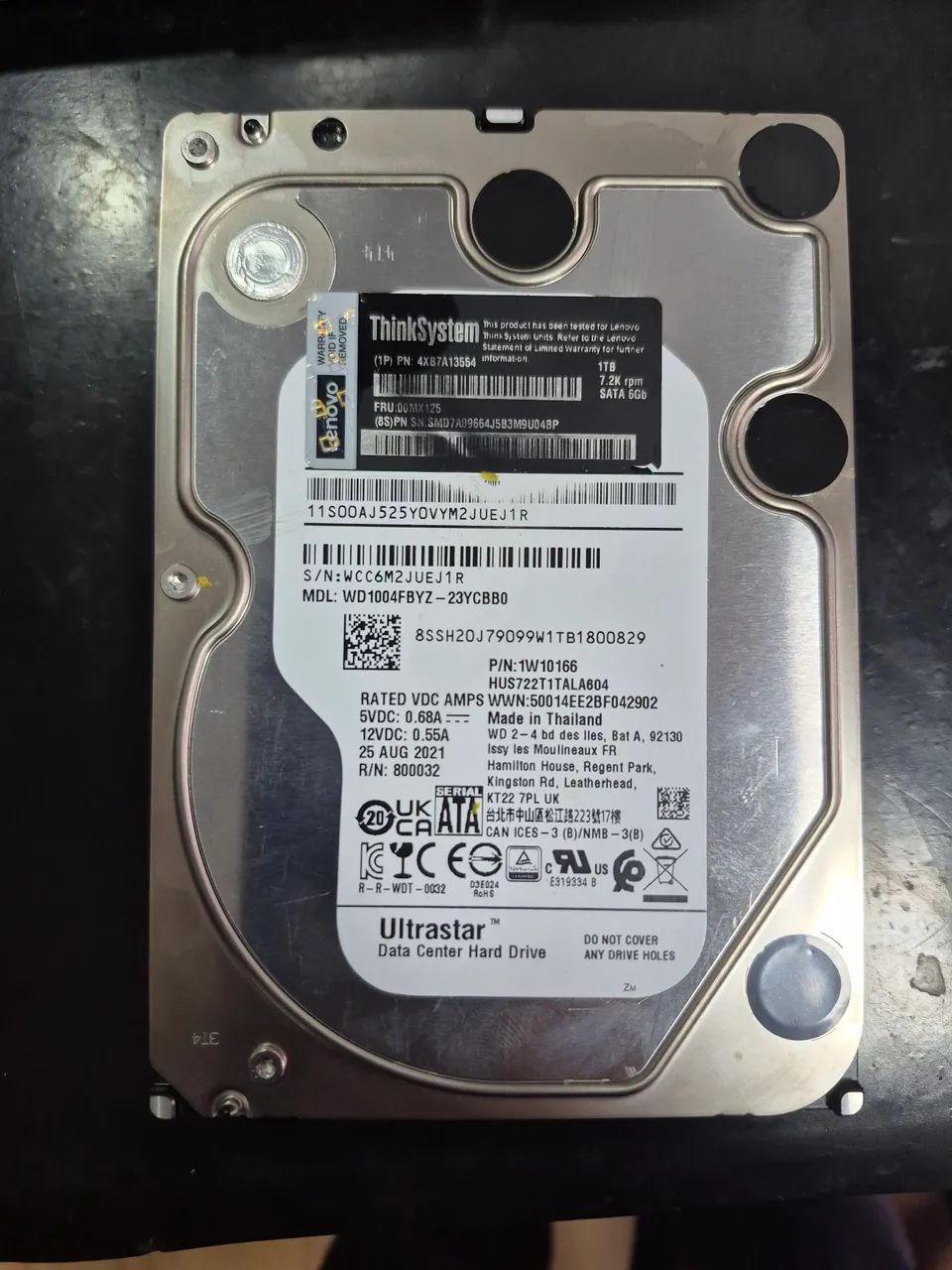 HD ThinkSystem Ultrastar 1TB