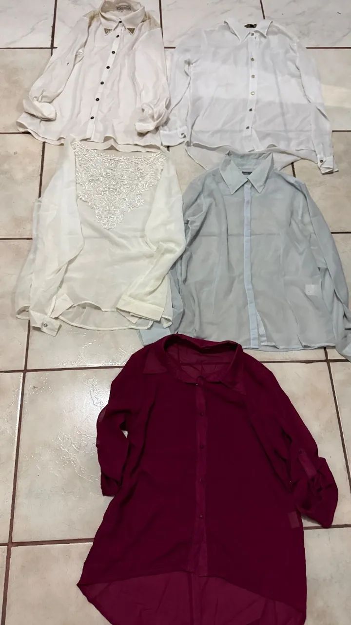 Kit 5 blusões