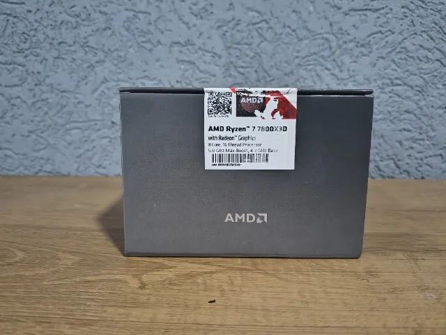 Processador AMD Ryzen 7 7800X3D, novo, aberto apenas para teste de funcionamento - Foto 4