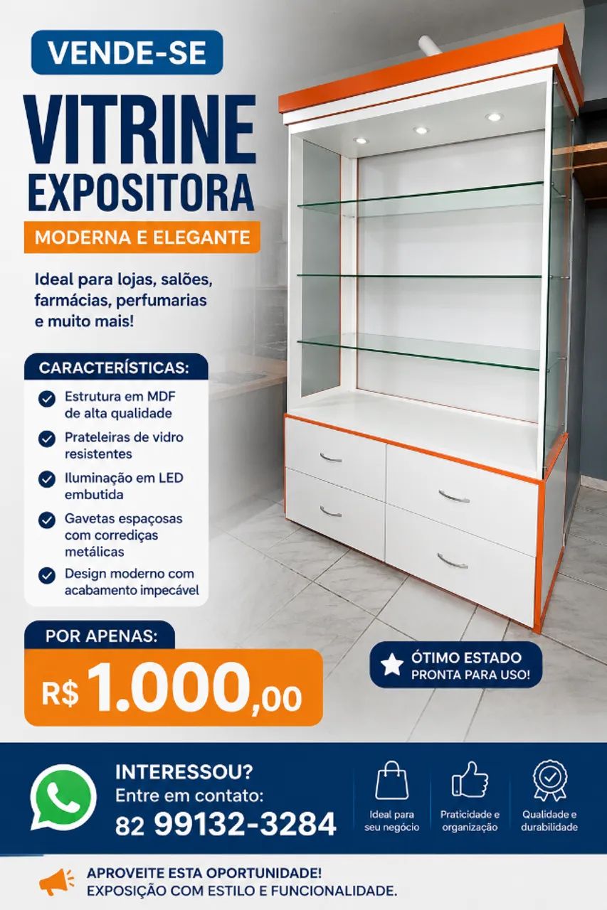 Vitrine expositora 