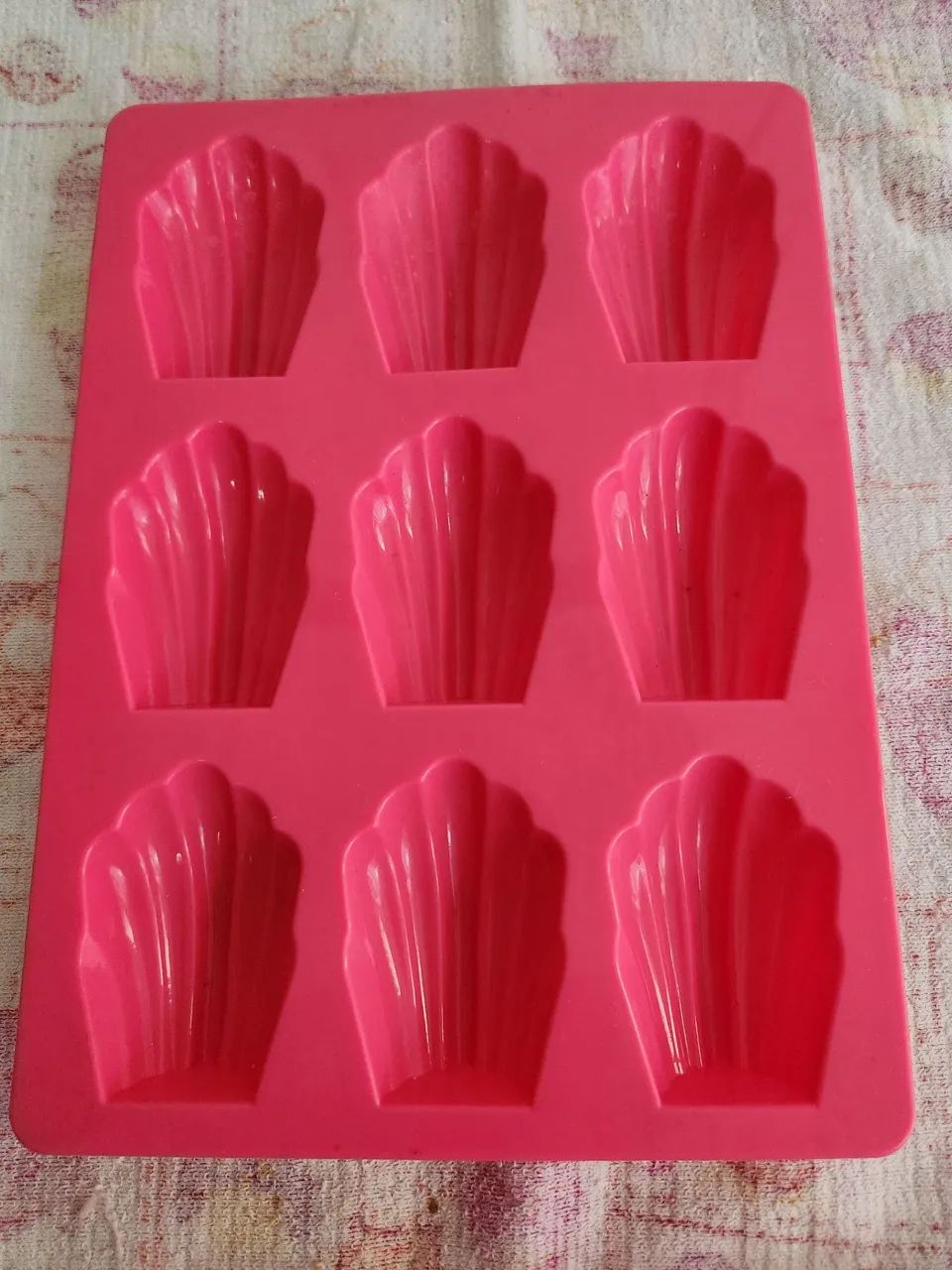Forma de silicone em formato de concha