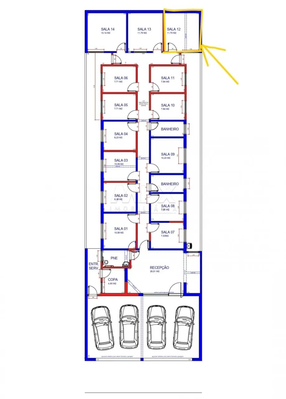 Sala Comercial para Locação - Rua Gustavo Maciel | Bauru - Foto 4