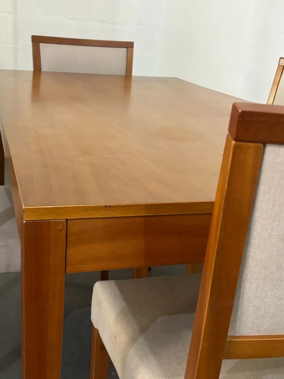 Mesa com cadeiras madeira  - Foto 2