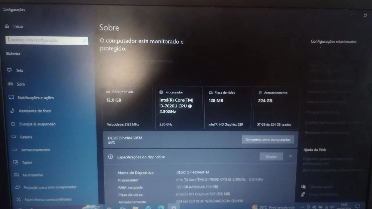 ? LENOVO i3 + 12GB de RAM + SSD 224GB! - Foto 2