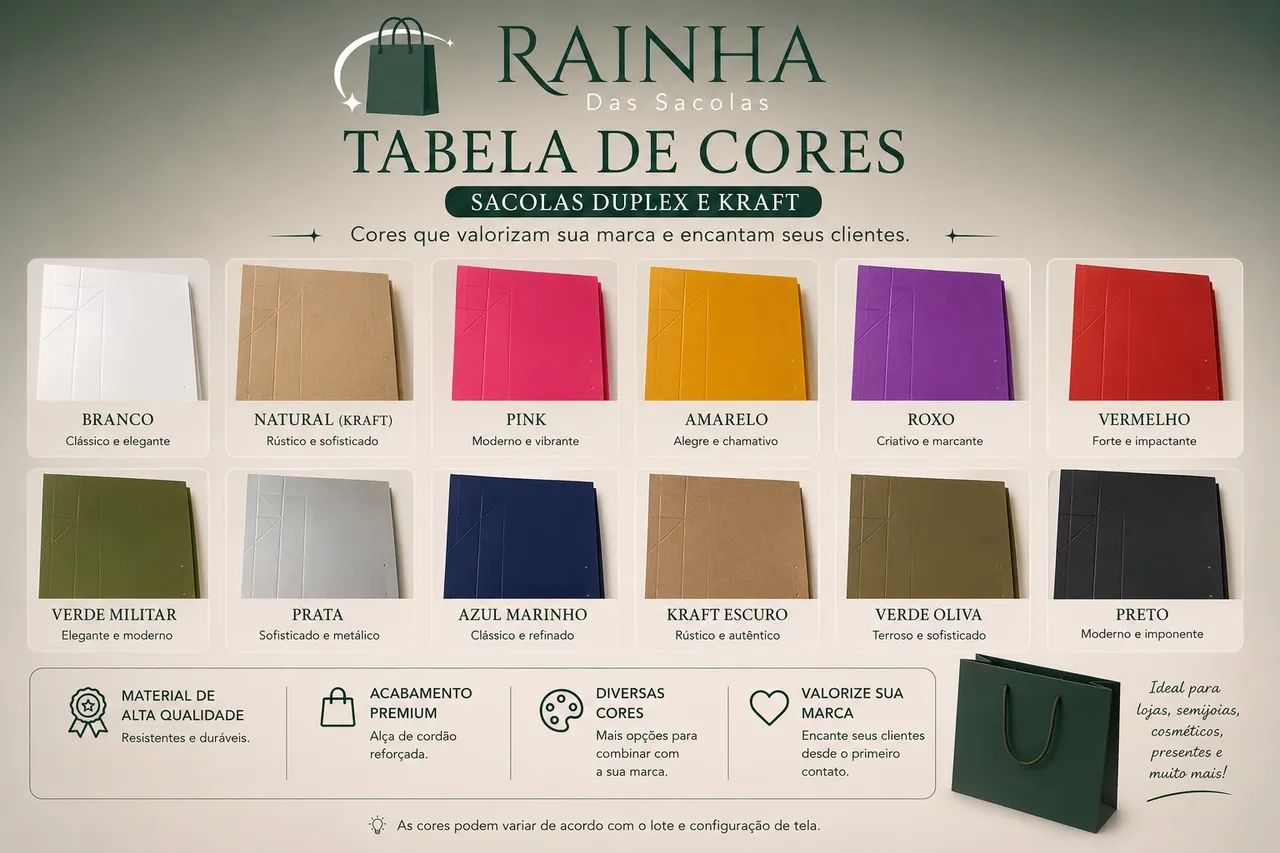 Sacolas com e sem personalização  - Foto 3