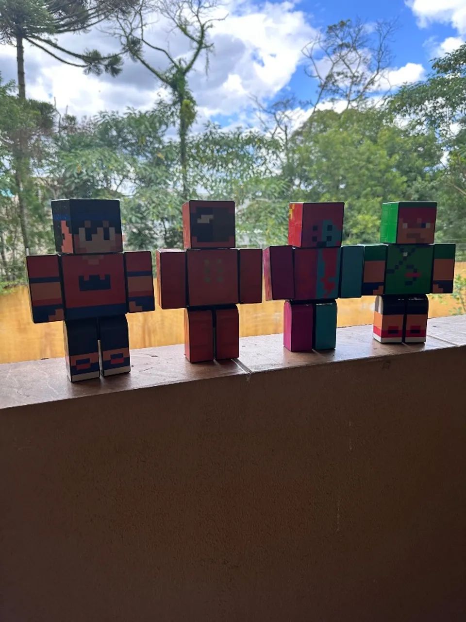 Lote Bonecos Minecraft YouTubers 25cm - Foto 2