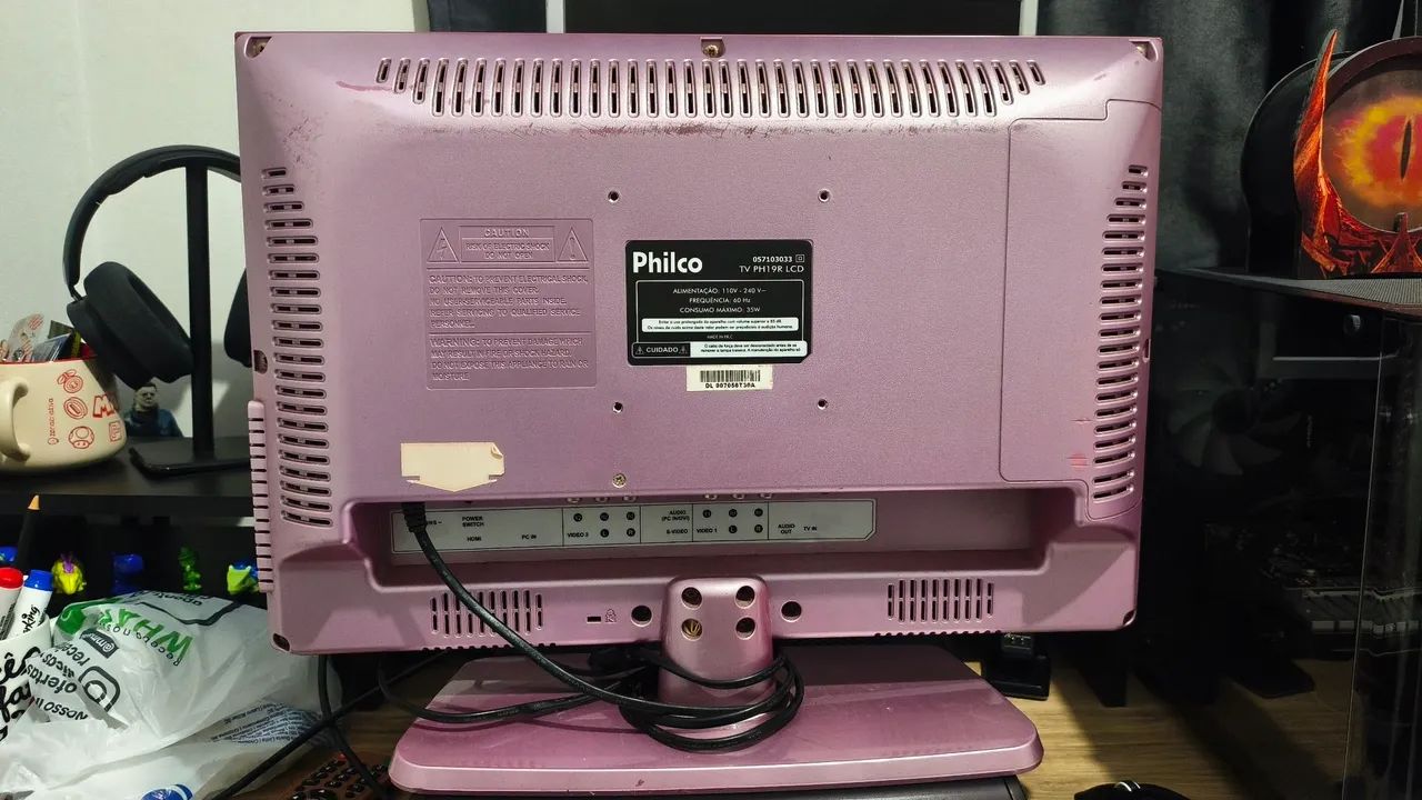 TV PHILCO ROSA 19 POLEGADAS - Foto 2