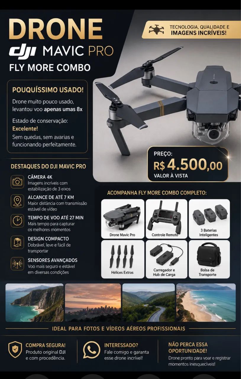 Drone Clji Mavic Pro Fly More Combo