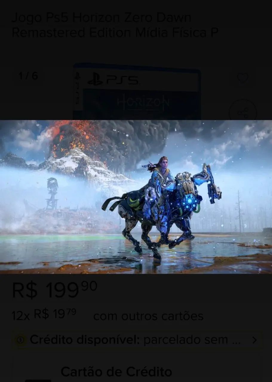Horizon Zero Dawn Remaster - ps5 lacrado!!  - Foto 3