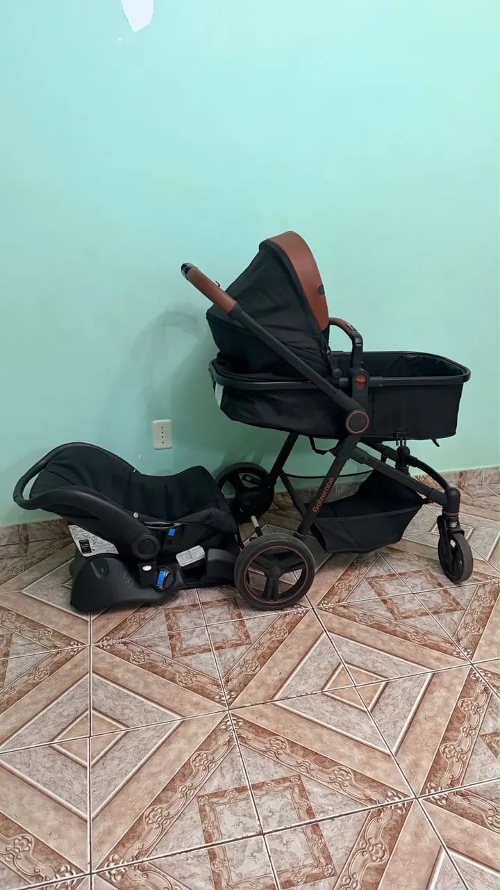Carrinho de bebê 3 em 1 galzerano modelo ivy - Foto 2