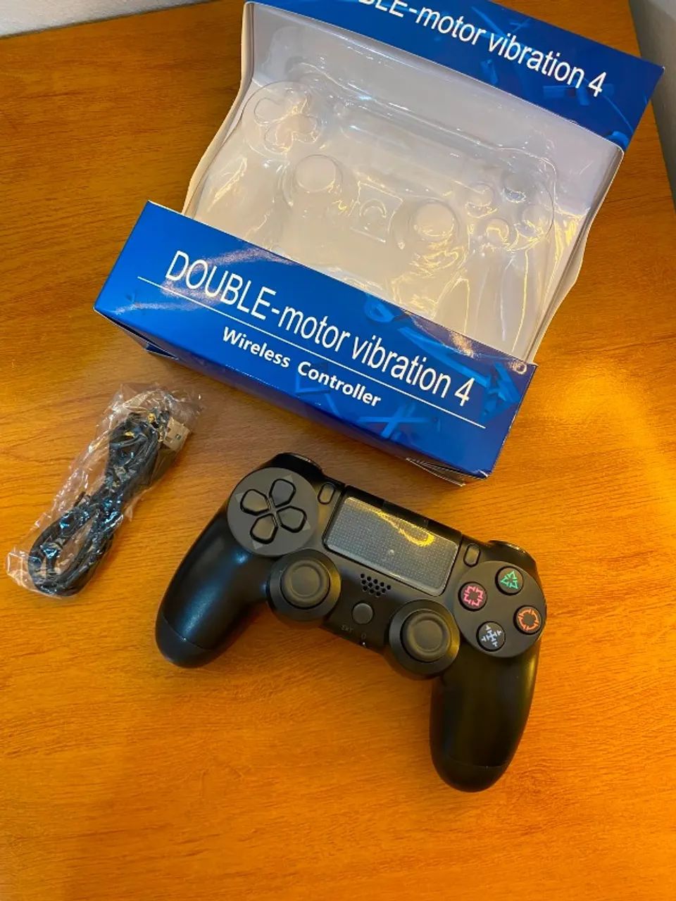 Controle PS4 Sem Fio com Vibração e Touchpad | Compatível com PC e Android - Foto 3
