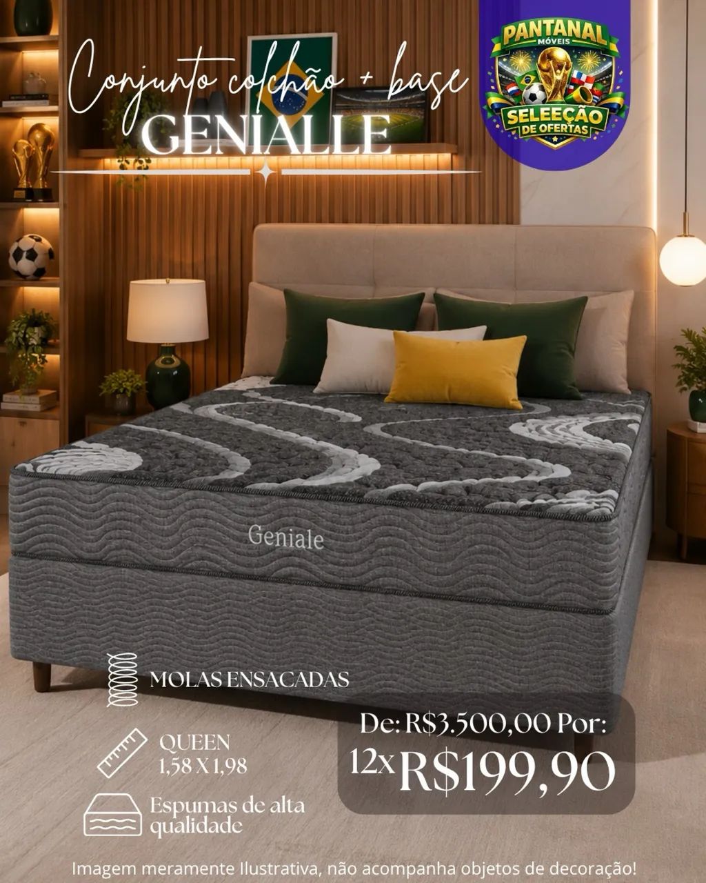 SUA CAMA COM O MELHOR PREÇO A PARTIR 1.560,00 - Foto 2