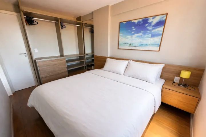 Ed. Vila do Conde - Porteira Fechada! 37m² Moderno e Mobiliado  - Foto 5
