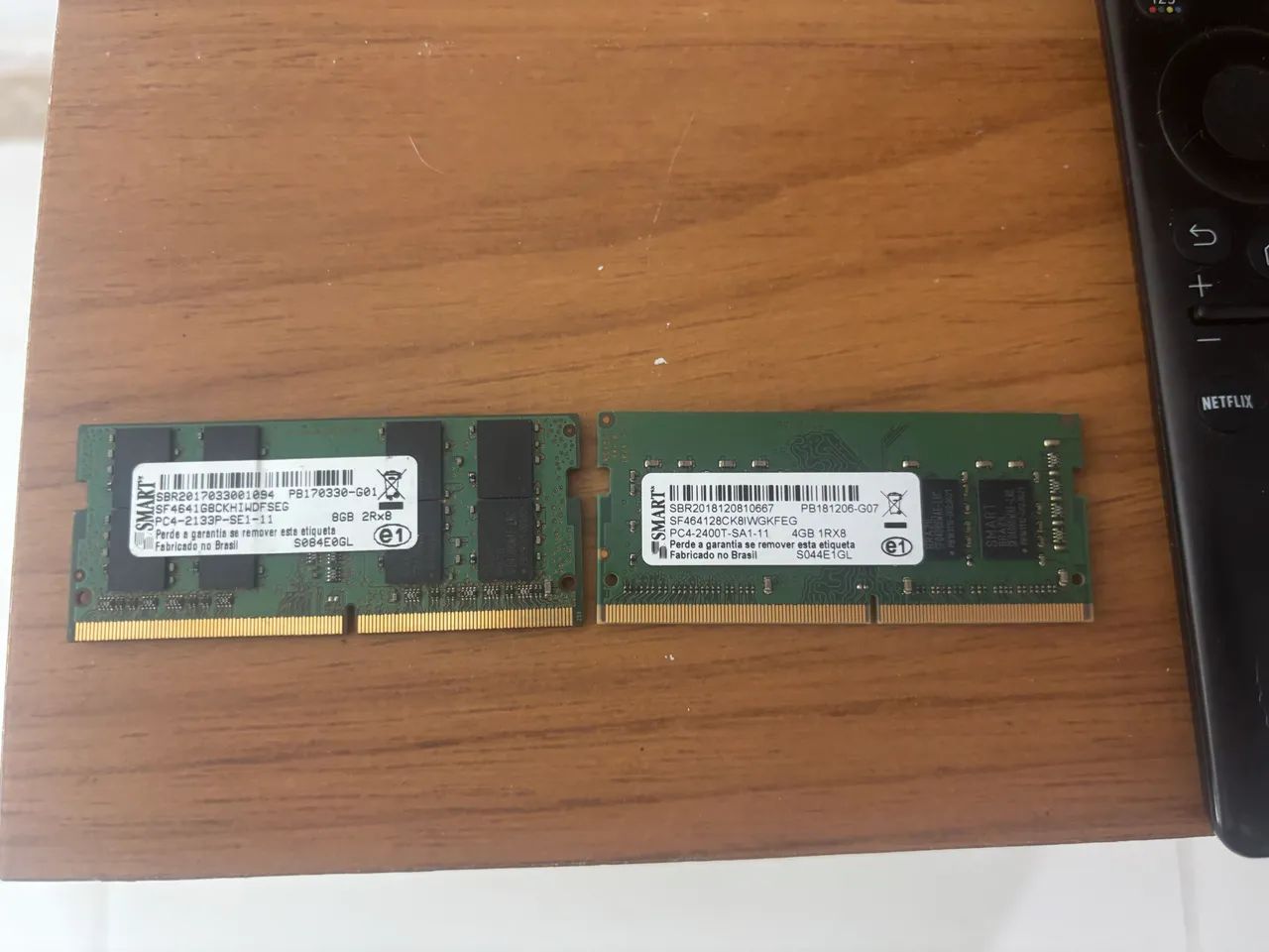VENDO MEMÓRIA RAM NOTEBOOK