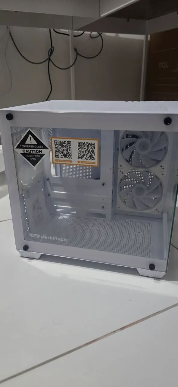 Gabinete Branco AIGO DARKFLASH ZERADO na caixa - Foto 2