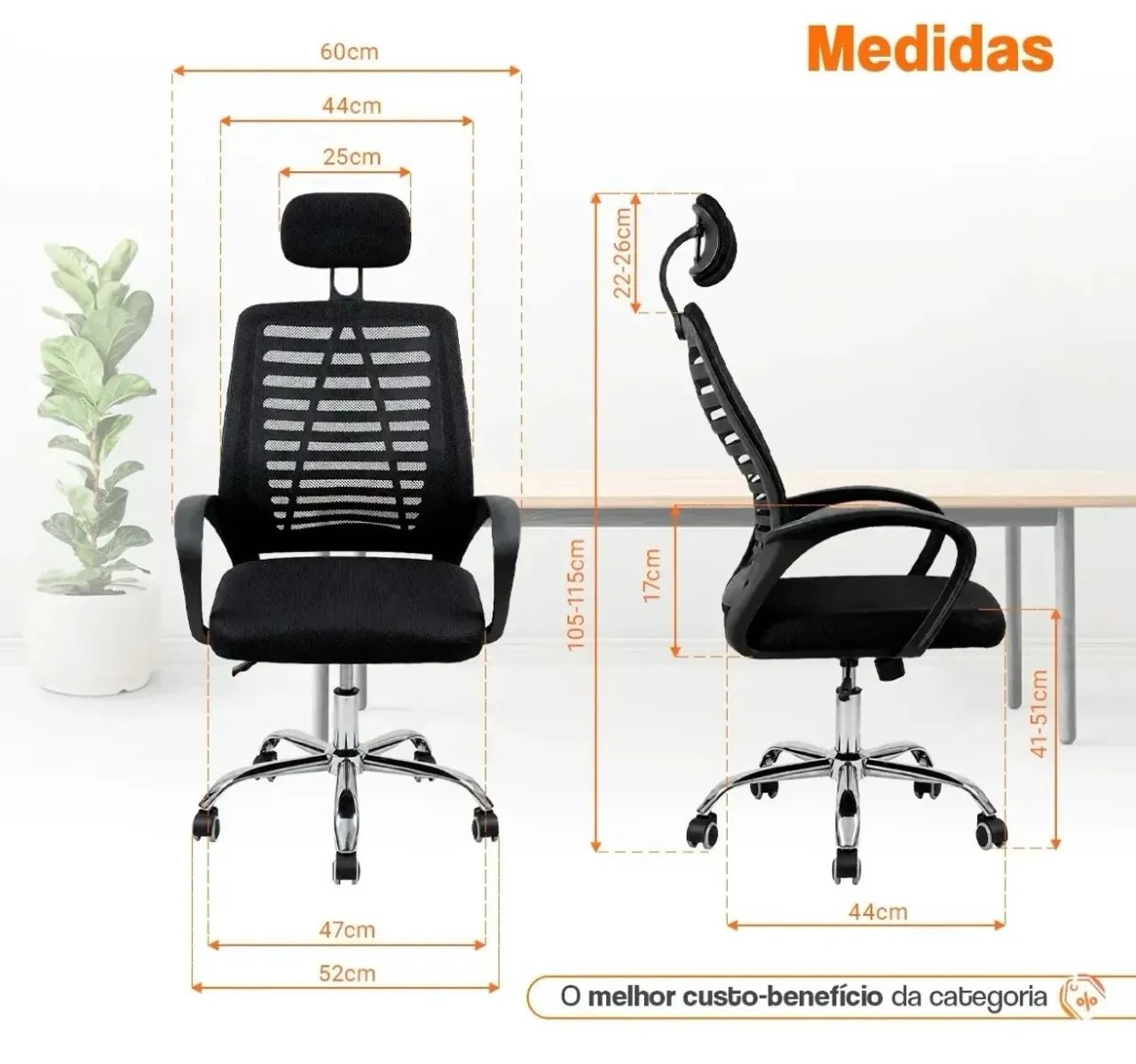 Cadeira de escritório nova  - Foto 4
