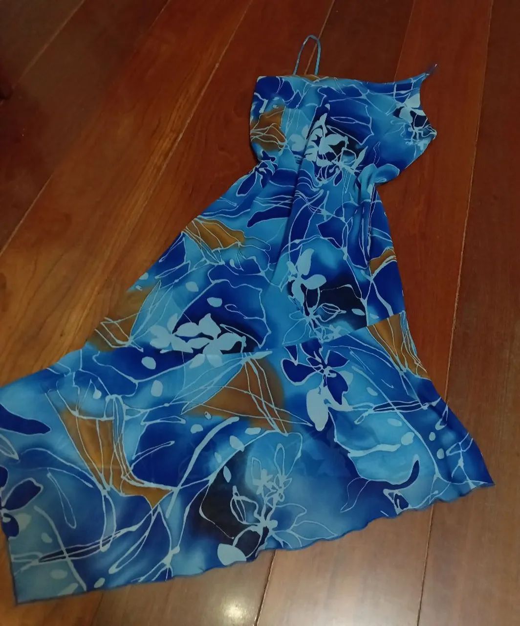 Vestido vintage azul - Foto 3