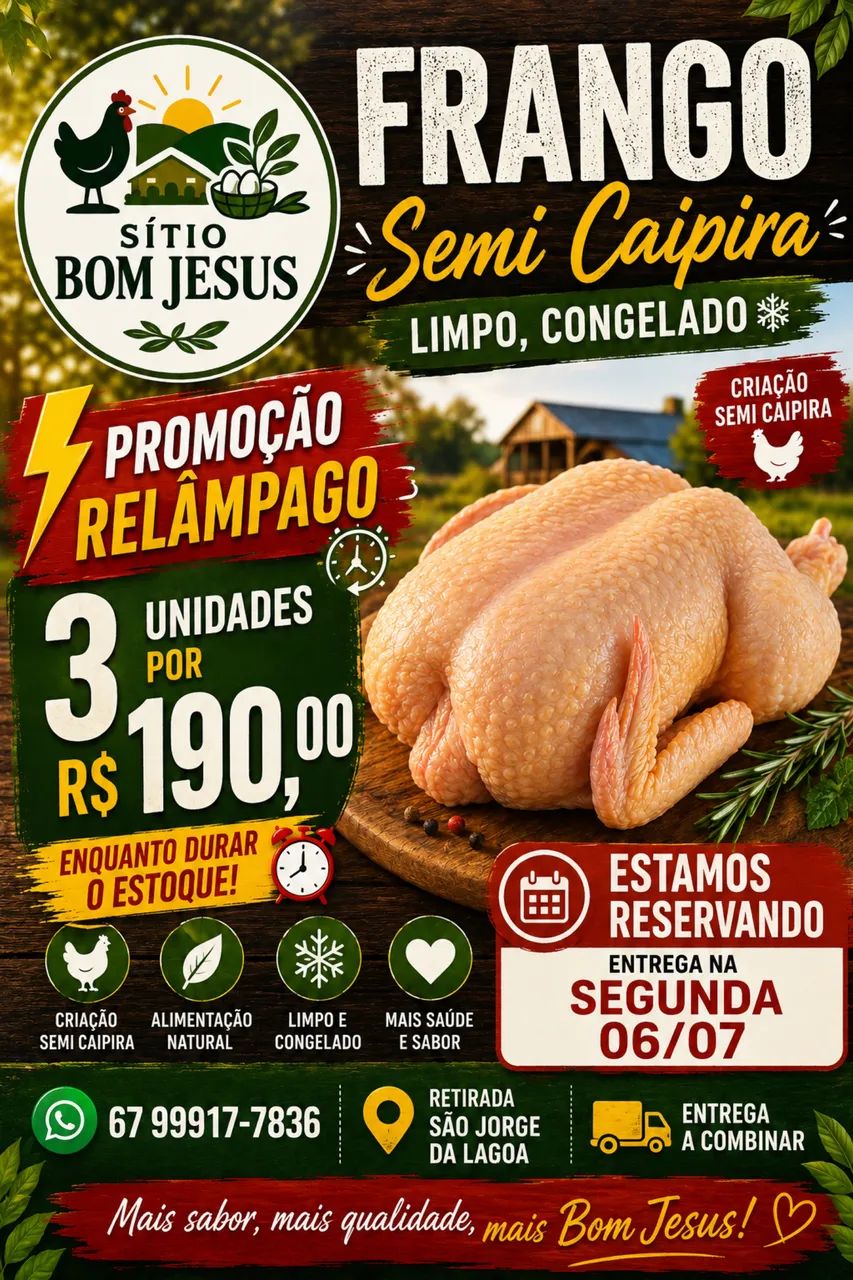 FRANGO SEMI CAIPIRA