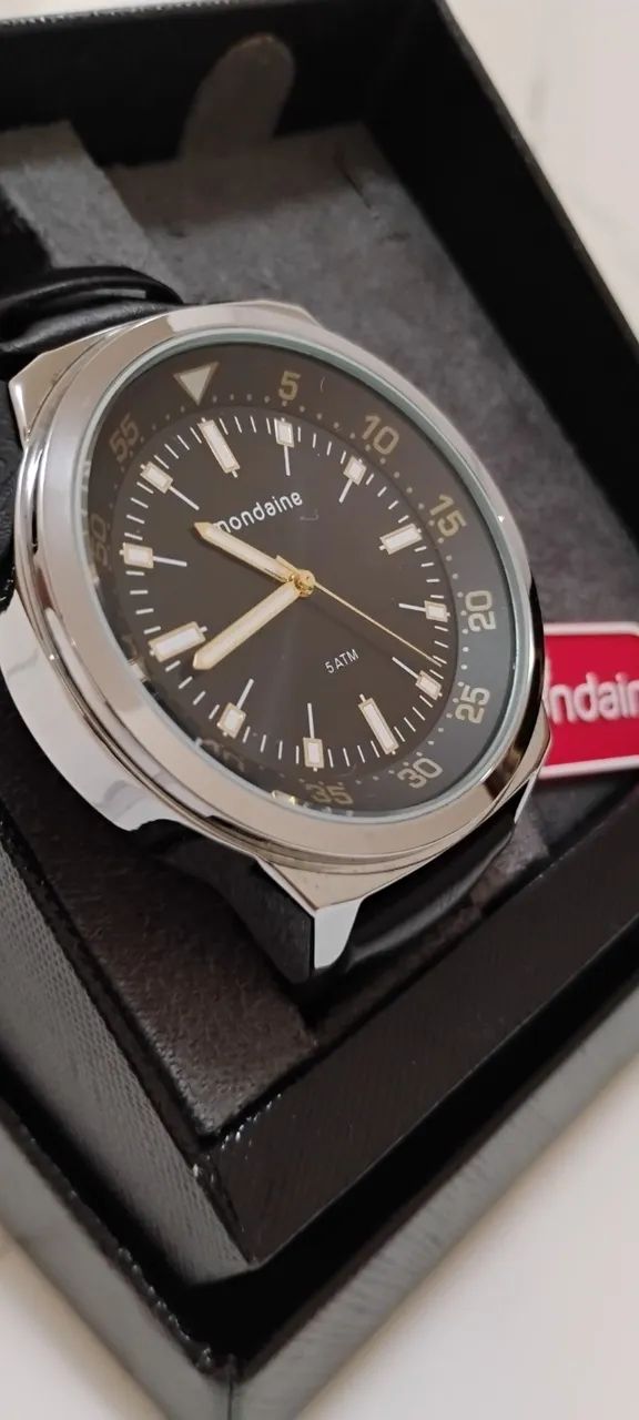 Relógio Mondaine Pulseira de Couro 3 ATM - Foto 3