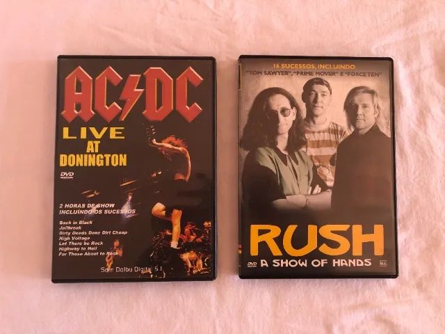 Rush (a Show Of Hands) + Ac / Dc (live) - Combo 2 Dvds