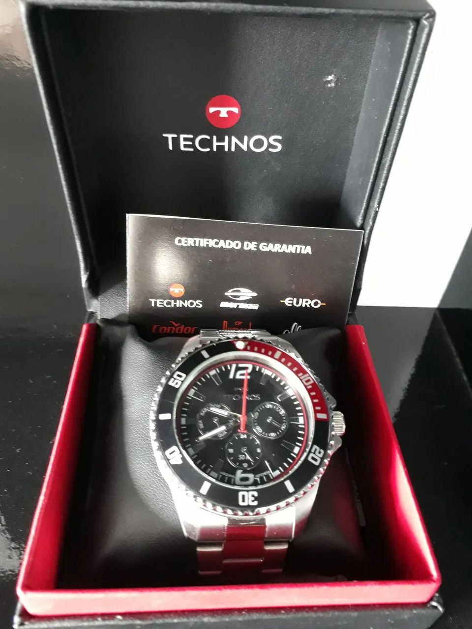 Relógio Technos masculino Race Prata - Foto 2