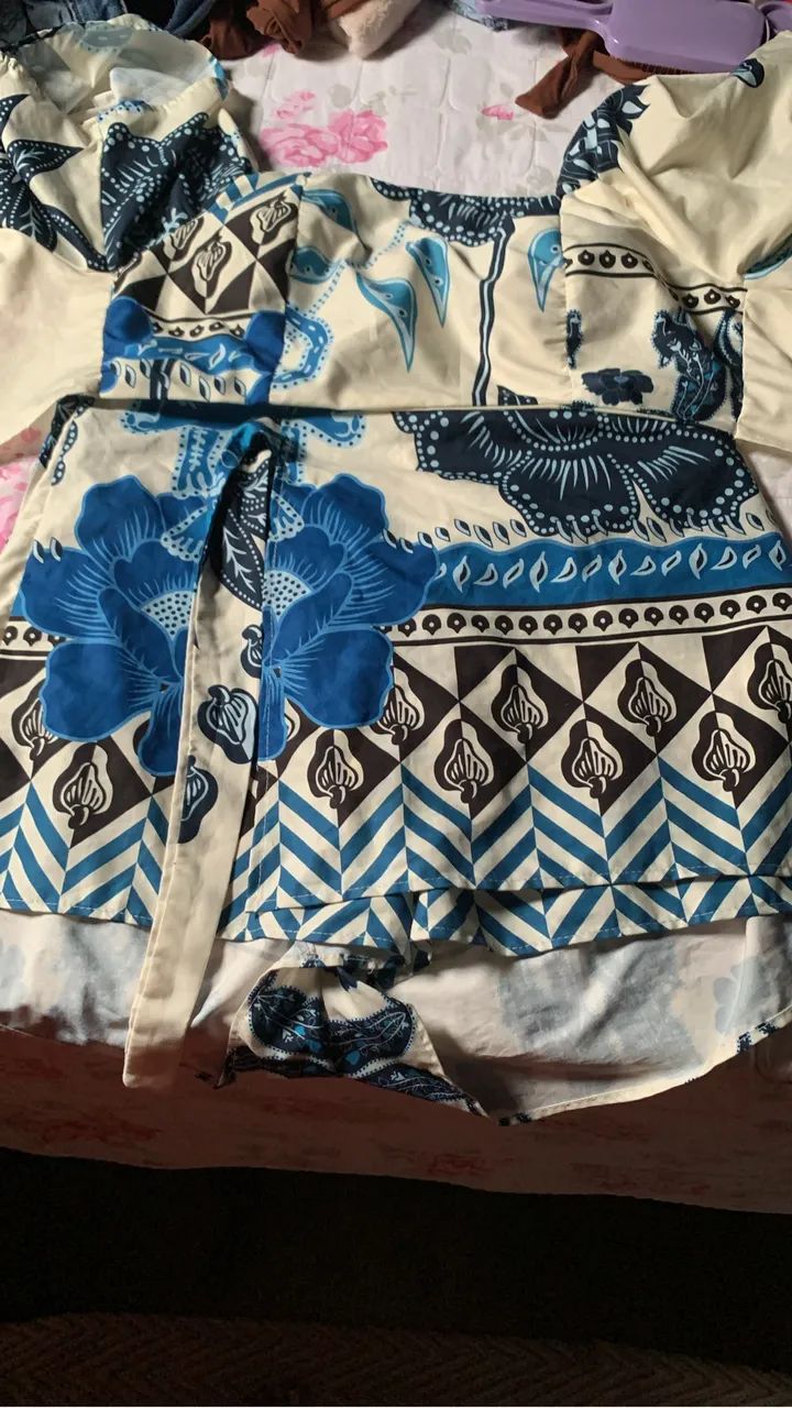 Conjunto shorts saia e top 