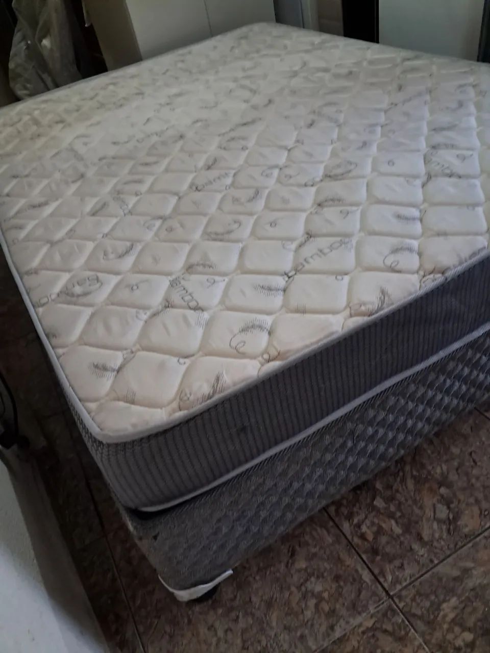 Cama box casal colchao novo - Foto 5