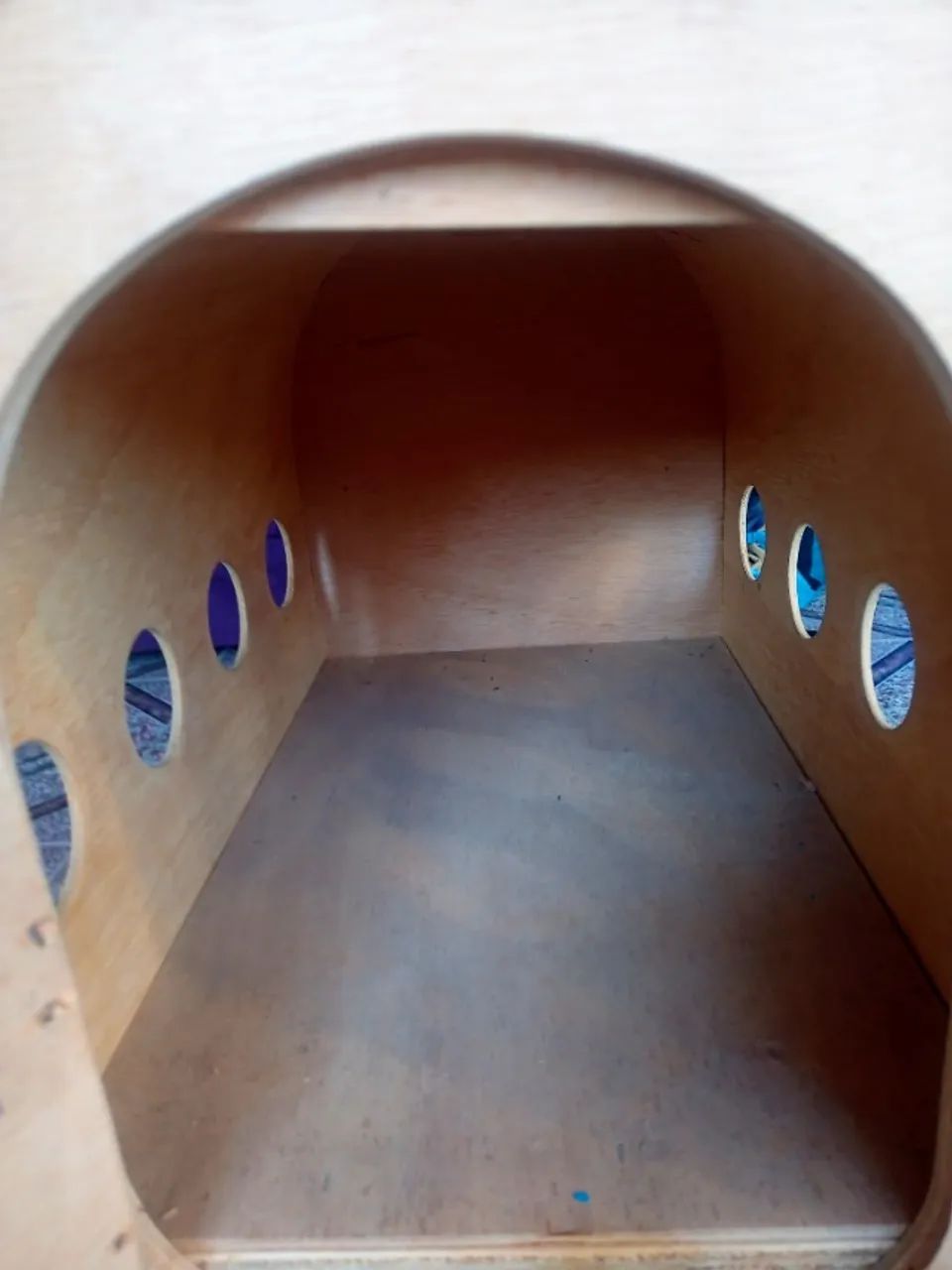 Caixa de transporte de madeira para cães e ou gatos - Foto 5