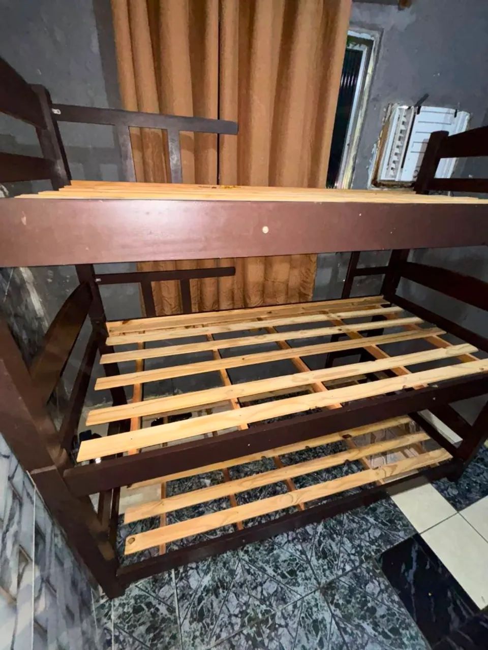 cama Treliche Madeira- marrom  - Foto 2