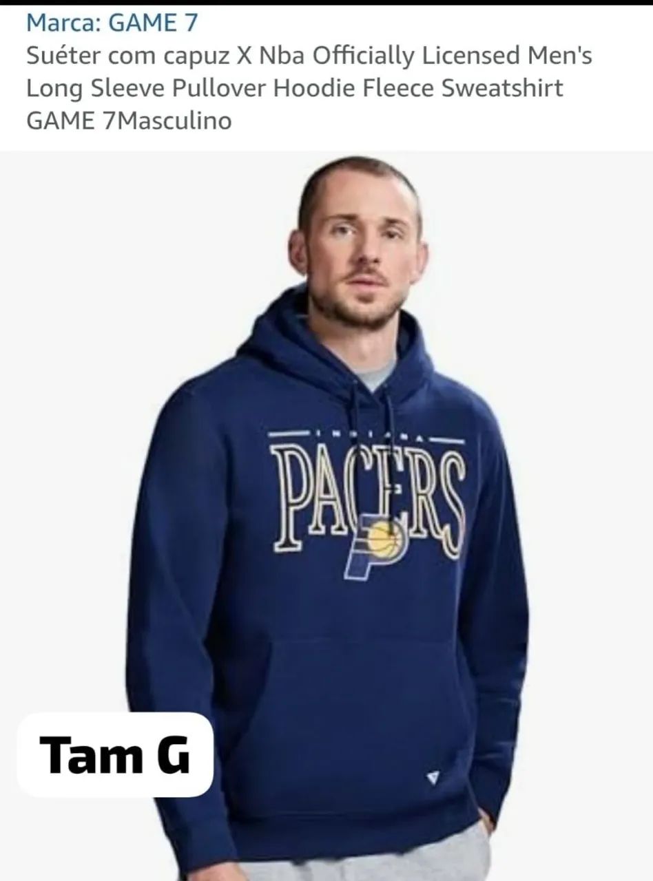Moletom masculino NBA. Importado,  licenciado NBA. - Foto 2